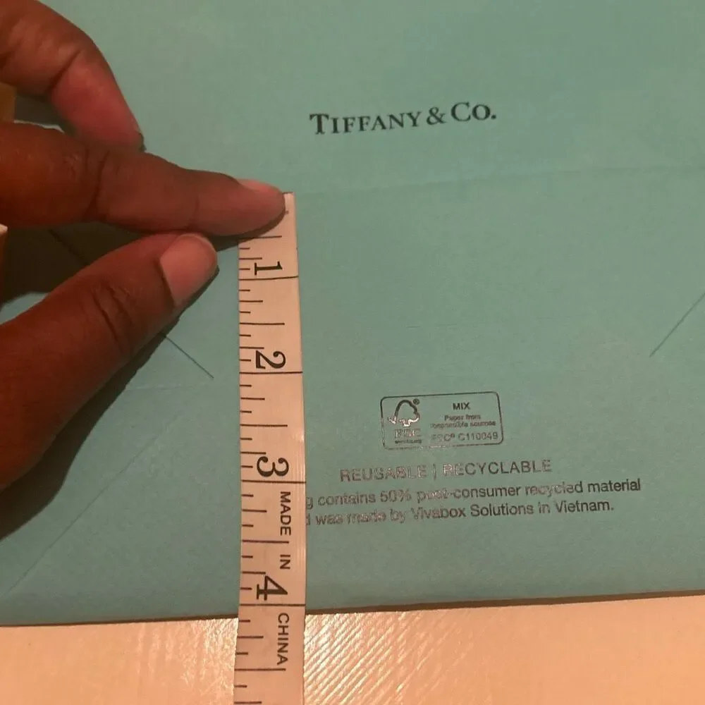 Tiffany & Co Luxury Packaging Box Ribbon Gift Bag Set Iconic Blue